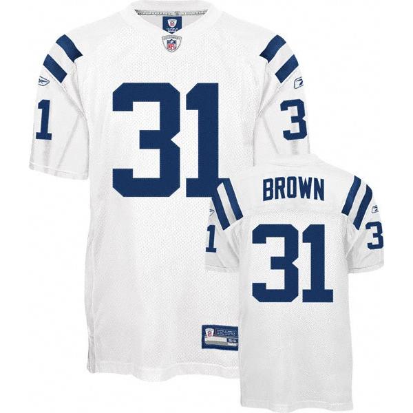 Donald Brown Indianapolis Football Jersey - Indianapolis #31 Football Jersey(White)