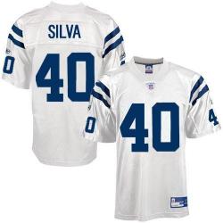 Jamie Silva Indianapolis Football Jersey - Indianapolis #40 Football Jersey(White)