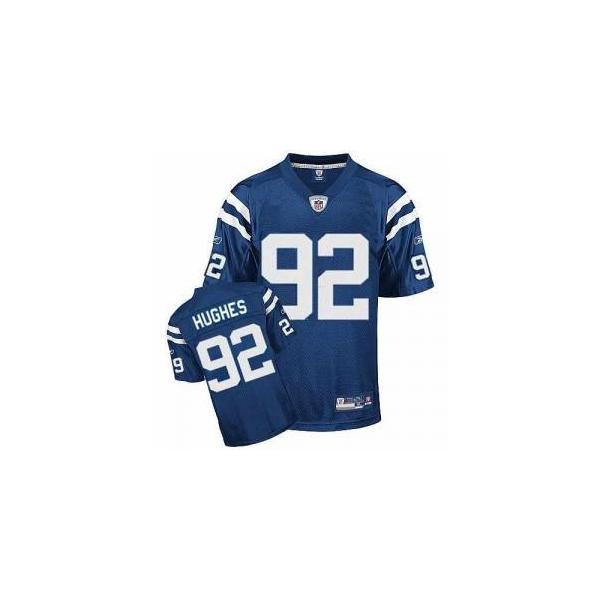 Jerry Hughes Indianapolis Football Jersey - Indianapolis #92 Football Jersey(Blue)