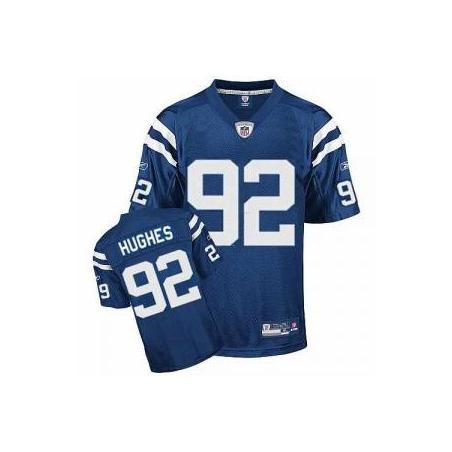 Jerry Hughes Indianapolis Football Jersey - Indianapolis #92 Football Jersey(Blue)