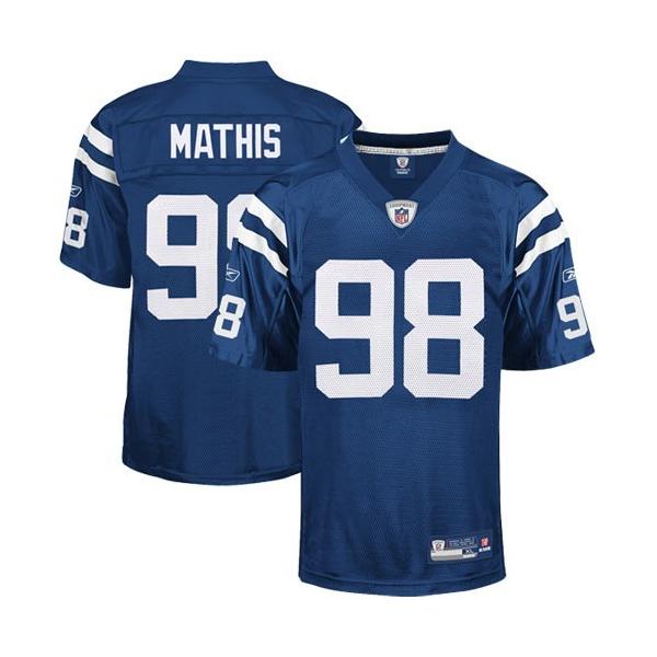 Robert Mathis Indianapolis Football Jersey - Indianapolis #98 Football Jersey(Blue)