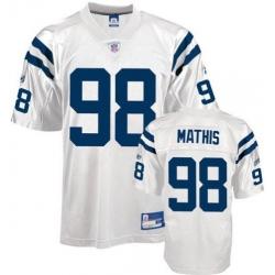 Robert Mathis Indianapolis Football Jersey - Indianapolis #98 Football Jersey(White)