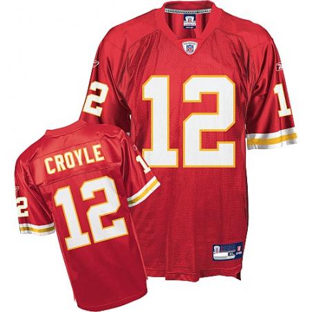 Brodie Croyle KC Football Jersey - KC #12 Football Jersey(Red)