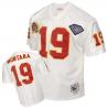 Joe Montana KC Football Jersey - KC #19 Football Jersey(White Throwback)