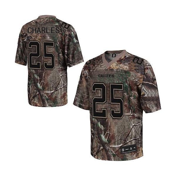 Jamaal Charles KC Football Jersey - KC #25 Football Jersey(Camo)