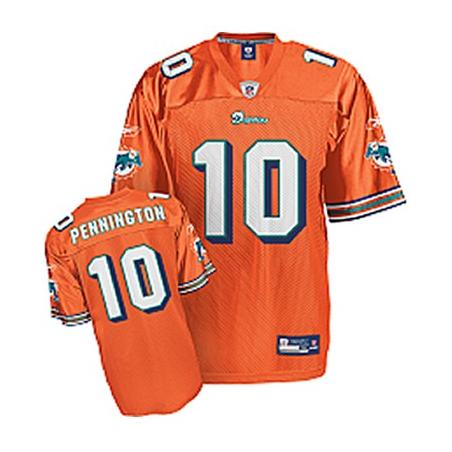 Chad Pennington Miami Football Jersey - Miami #10 Football Jersey(Orange)