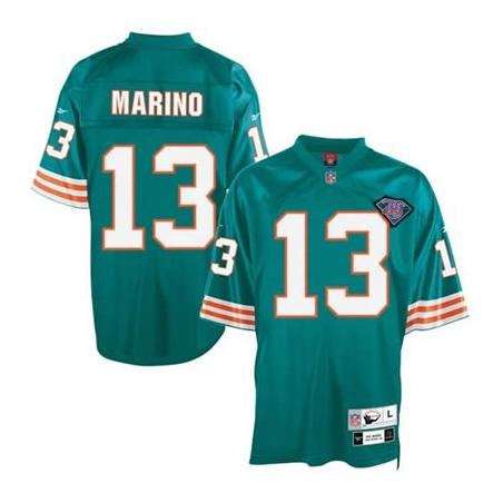 Dan Marino Miami Football Jersey - Miami #13 Football Jersey(Green)