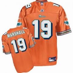 Brandon Marshall Miami Football Jersey - Miami #19 Football Jersey(Orange)