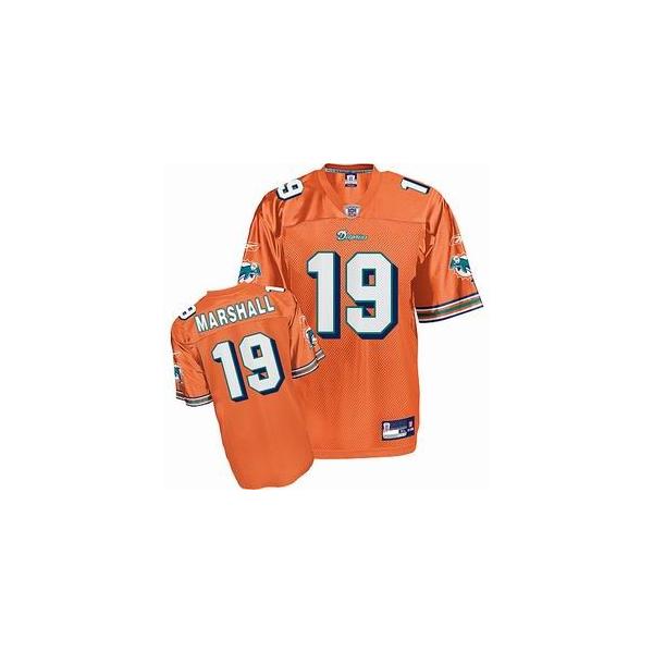 Brandon Marshall Miami Football Jersey - Miami #19 Football Jersey(Orange)