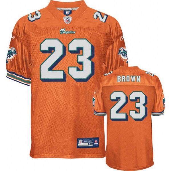 Ronnie Brown Miami Football Jersey - Miami #23 Football Jersey(Orange)