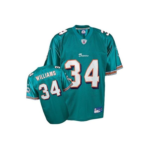 Ricky Williams Miami Football Jersey - Miami #34 Football Jersey(Green)