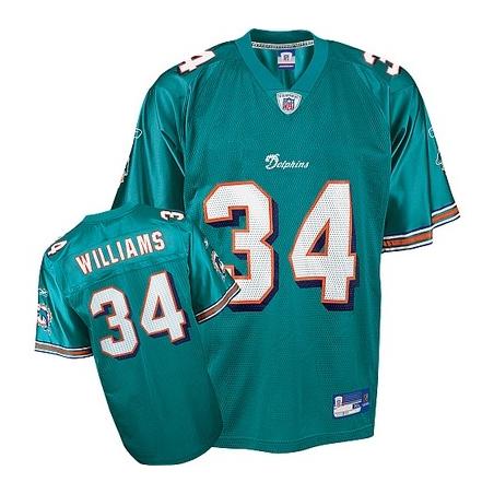 Ricky Williams Miami Football Jersey - Miami #34 Football Jersey(Green)