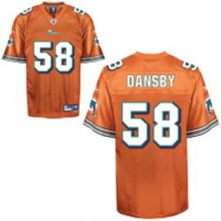 Karlos Dansby Miami Football Jersey - Miami #58 Football Jersey(Orange)