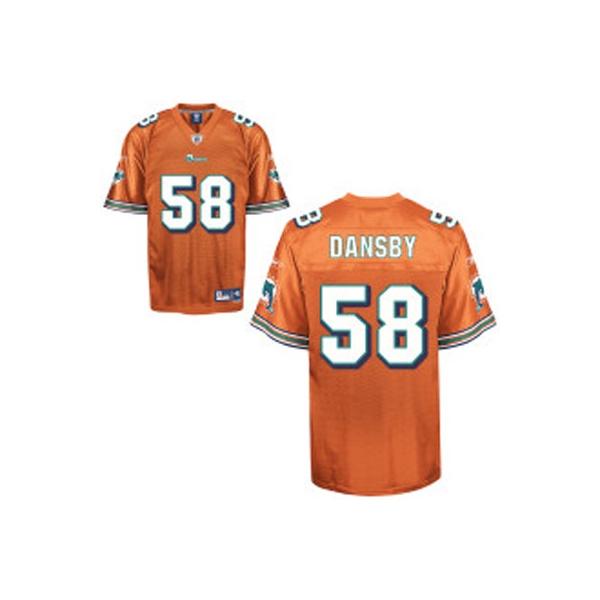 Karlos Dansby Miami Football Jersey - Miami #58 Football Jersey(Orange)