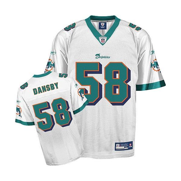 Karlos Dansby Miami Football Jersey - Miami #58 Football Jersey(White)