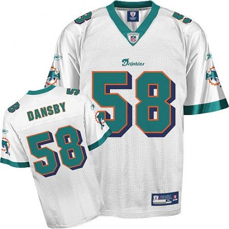 Karlos Dansby Miami Football Jersey - Miami #58 Football Jersey(White)