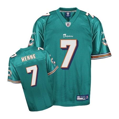 Chad Henne Miami Football Jersey - Miami #7 Football Jersey(Green)