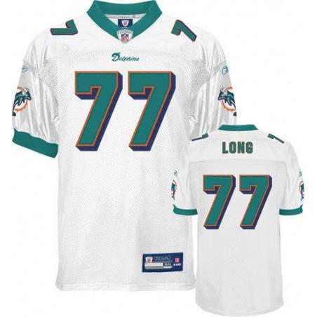 Jack Long Miami Football Jersey - Miami #77 Football Jersey(White)