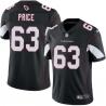 Black Givens Price Cardinals #63 Stitched American Football Jersey Custom Sewn-on Patches Mens Womens Youth