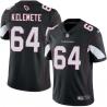 Black Senio Kelemete Cardinals #64 Stitched American Football Jersey Custom Sewn-on Patches Mens Womens Youth