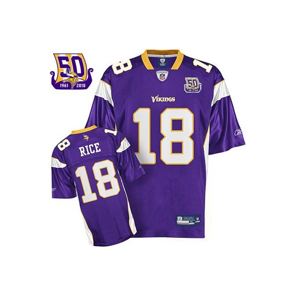 Sidney Rice Minnesota Football Jersey Minnesota #18 Football Jersey M/48