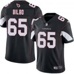 Black Jonathan Bilbo Cardinals #65 Stitched American Football Jersey Custom Sewn-on Patches Mens Womens Youth