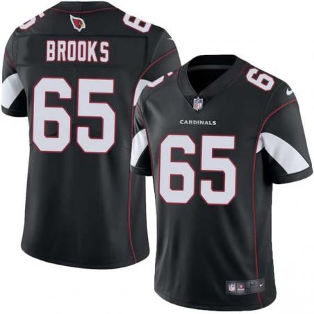 Black Jon Brooks Cardinals #65 Stitched American Football Jersey Custom Sewn-on Patches Mens Womens Youth