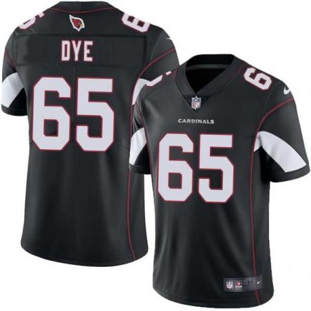 Black Ernest Dye Cardinals #65 Stitched American Football Jersey Custom Sewn-on Patches Mens Womens Youth