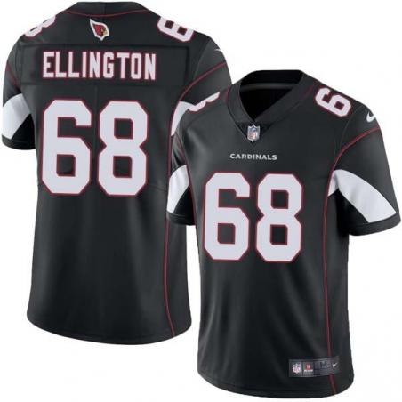 Black Dante Ellington Cardinals #68 Stitched American Football Jersey Custom Sewn-on Patches Mens Womens Youth