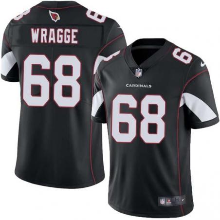 Black Tony Wragge Cardinals #68 Stitched American Football Jersey Custom Sewn-on Patches Mens Womens Youth