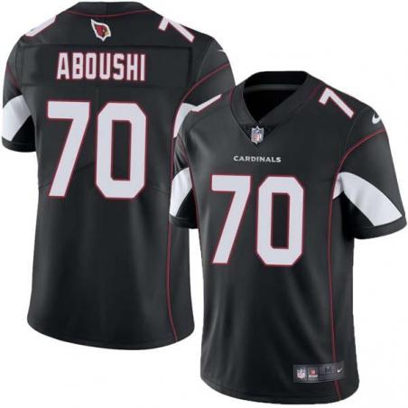 Black Oday Aboushi Cardinals #70 Stitched American Football Jersey Custom Sewn-on Patches Mens Womens Youth