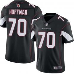 Black John Hoffman Cardinals #70 Stitched American Football Jersey Custom Sewn-on Patches Mens Womens Youth