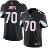 Black Sam Jones Cardinals #70 Stitched American Football Jersey Custom Sewn-on Patches Mens Womens Youth