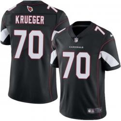 Black Rolf Krueger Cardinals #70 Stitched American Football Jersey Custom Sewn-on Patches Mens Womens Youth