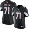 Black Joe Bostic Cardinals #71 Stitched American Football Jersey Custom Sewn-on Patches Mens Womens Youth