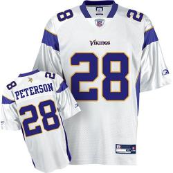 Adrian Peterson Minnesota Football Jersey - Minnesota #28 Football Jersey(White)