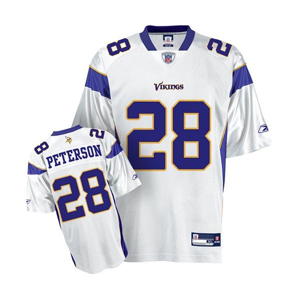 Adrian Peterson Minnesota Football Jersey - Minnesota #28 Football Jersey(White)