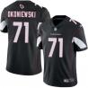 Black Steve Okoniewski Cardinals #71 Stitched American Football Jersey Custom Sewn-on Patches Mens Womens Youth