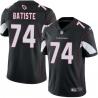 Black D'Anthony Batiste Cardinals #74 Stitched American Football Jersey Custom Sewn-on Patches Mens Womens Youth