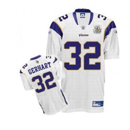 Tony Gerhart Minnesota Football Jersey - Minnesota #32 Football Jersey(White 50th)