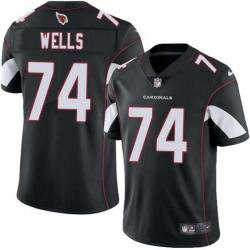 Black Reggie Wells Cardinals #74 Stitched American Football Jersey Custom Sewn-on Patches Mens Womens Youth