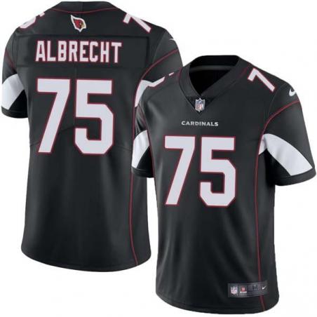 Black Art Albrecht Cardinals #75 Stitched American Football Jersey Custom Sewn-on Patches Mens Womens Youth