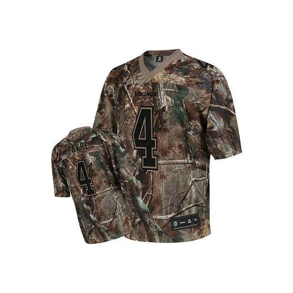 Brett Favre Minnesota Football Jersey - Minnesota #4 Football Jersey(Camo)