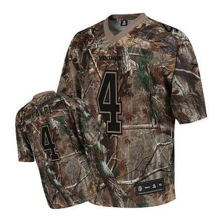 Brett Favre Minnesota Football Jersey - Minnesota #4 Football Jersey(Camo)