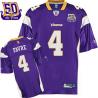 Brett Favre Minnesota Football Jersey - Minnesota #4 Football Jersey(Purple 50th)