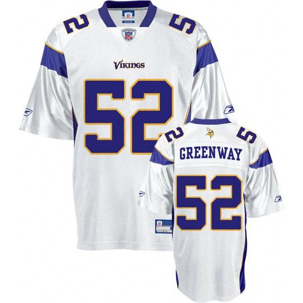 Chad Greenway Minnesota Football Jersey - Minnesota #52 Football Jersey(White)