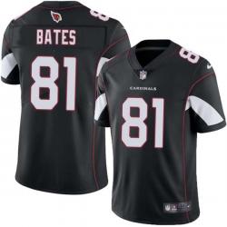 Black Ted Bates Cardinals #81 Stitched American Football Jersey Custom Sewn-on Patches Mens Womens Youth