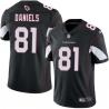 Black Darrell Daniels Cardinals #81 Stitched American Football Jersey Custom Sewn-on Patches Mens Womens Youth