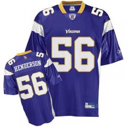 E.J.Henderson Minnesota Football Jersey - Minnesota #56 Football Jersey(Purple)