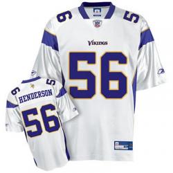 E.J.Henderson Minnesota Football Jersey - Minnesota #56 Football Jersey(White)